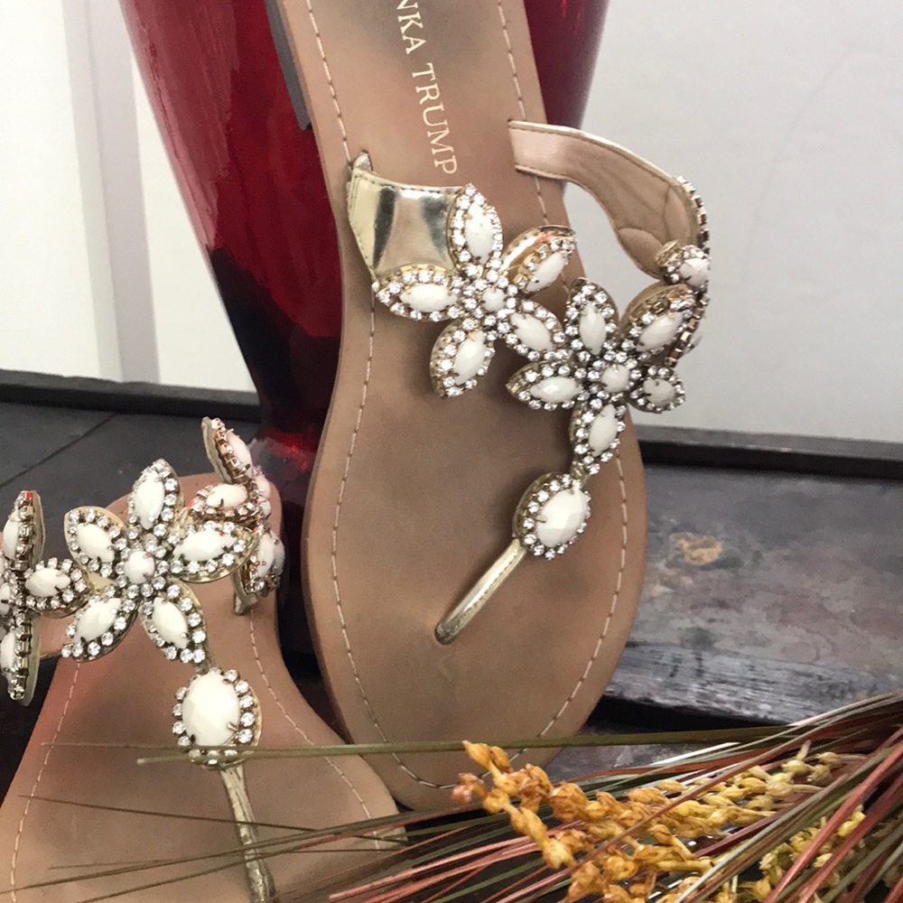 Gold Sandals from Ivanka Trump
